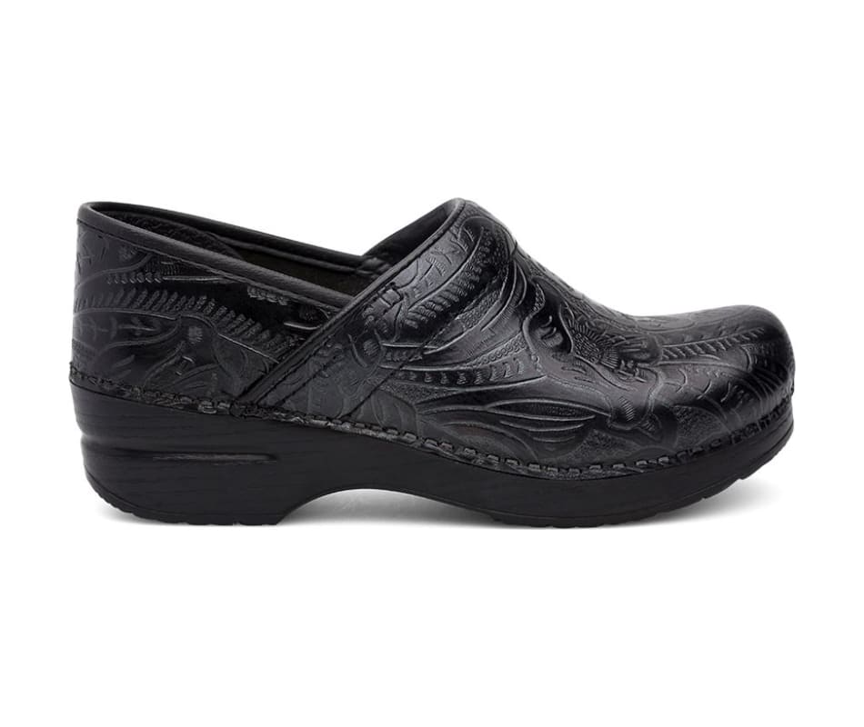 Dansko Womens Professional Black Tooled 41 0715