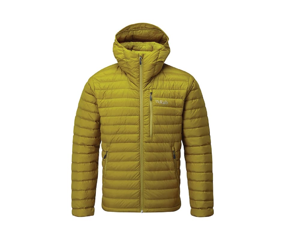 Rab microlight alpine jacket dark sulphur clearance