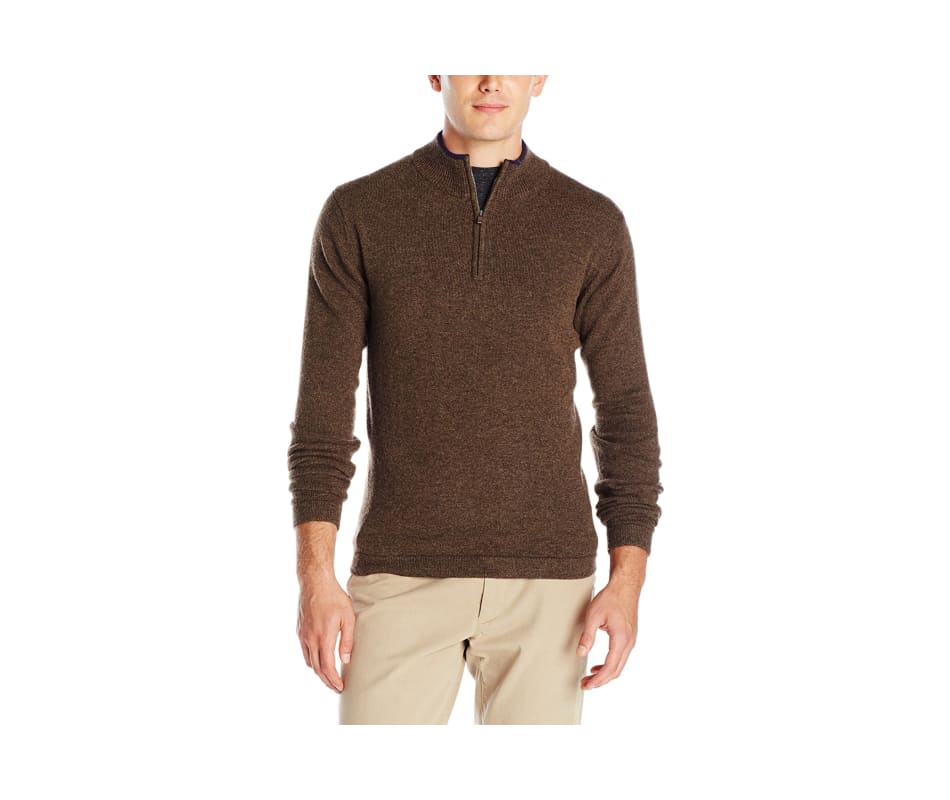 sweater with khakis