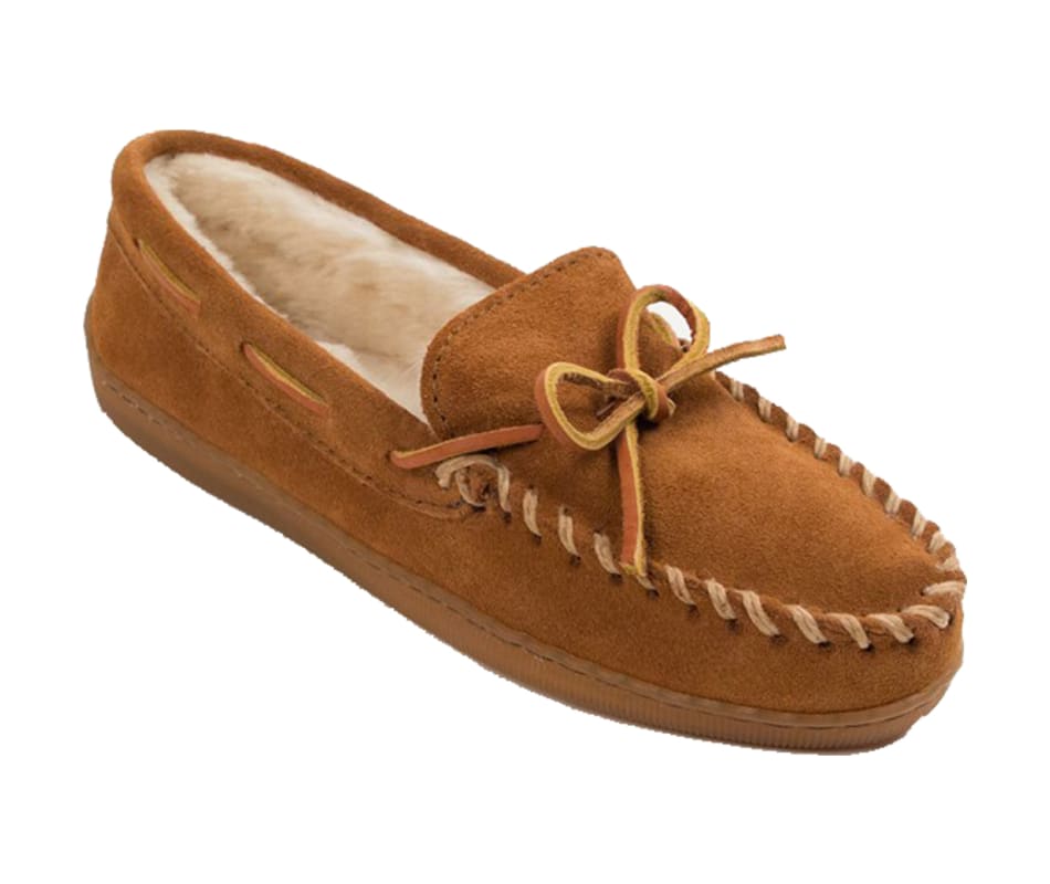 minnetonka men's pile lined hardsole