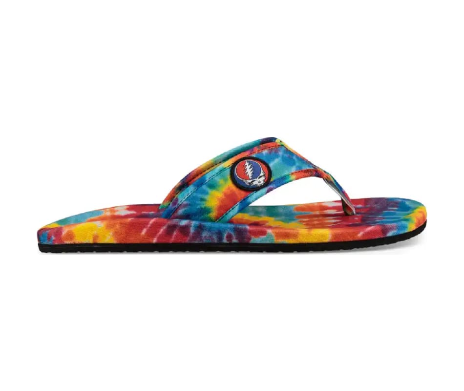 sanuk tie dye flip flops