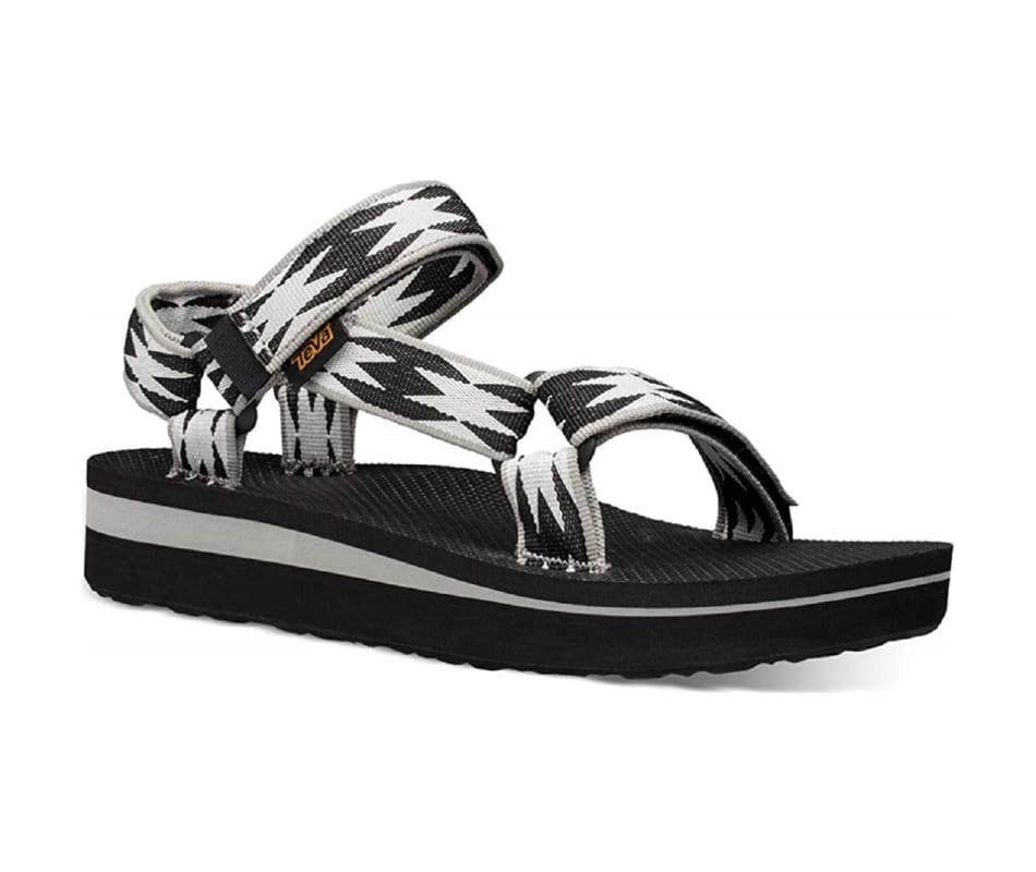 black platform tevas