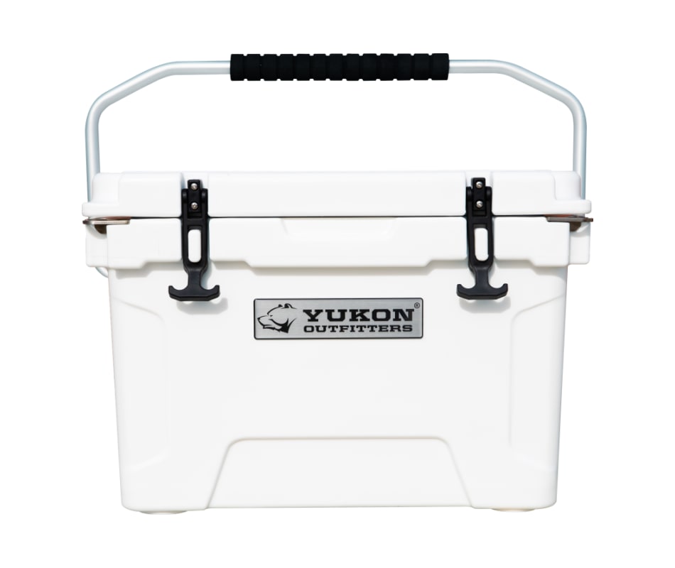 Yukon Outfitters 20 Qt Hard Cooler White