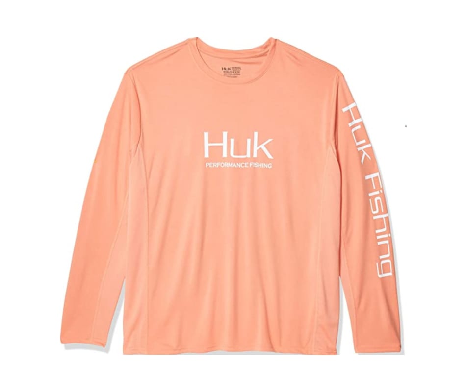mens pink fishing shirt