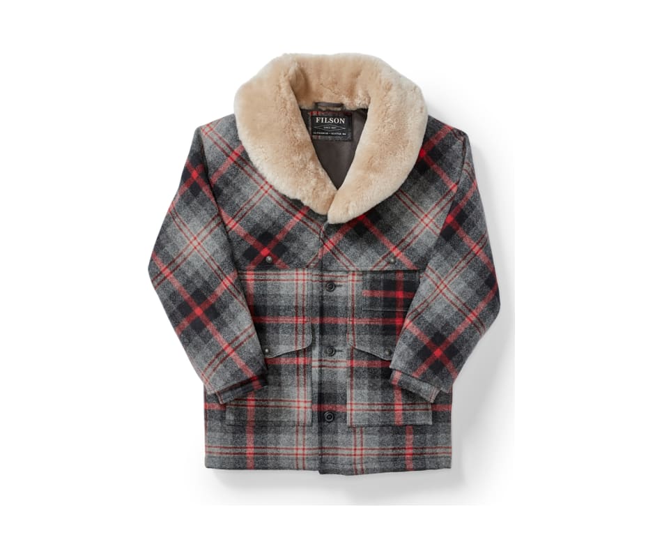 lined wool cape coat