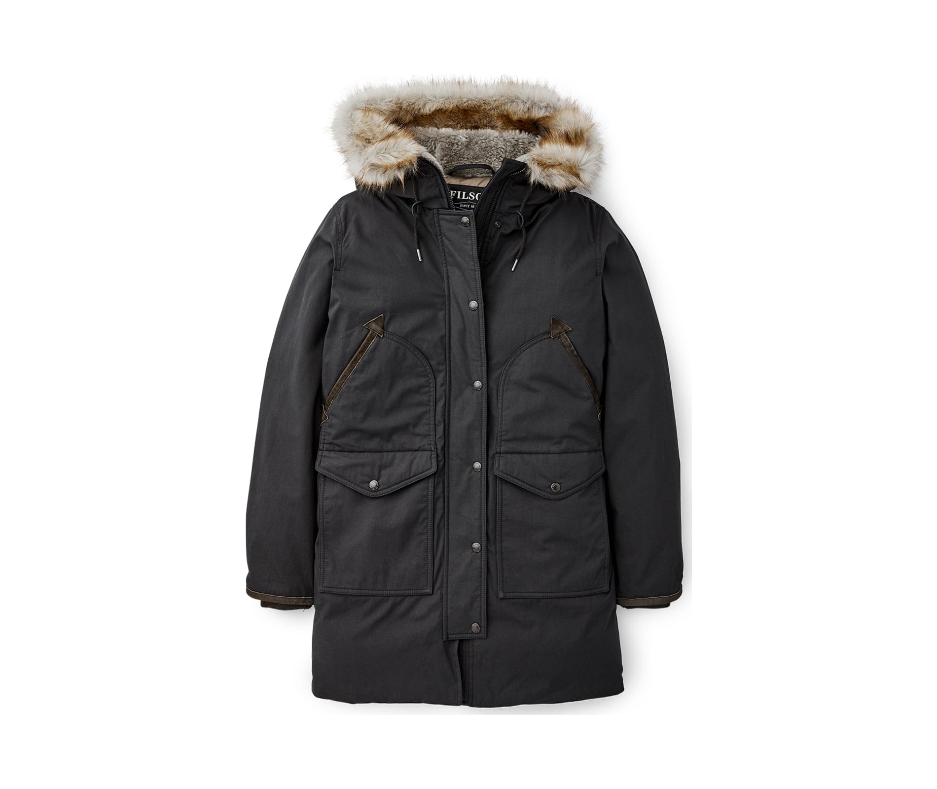 Filson Women's Alaska Down Parka Faded Black XS