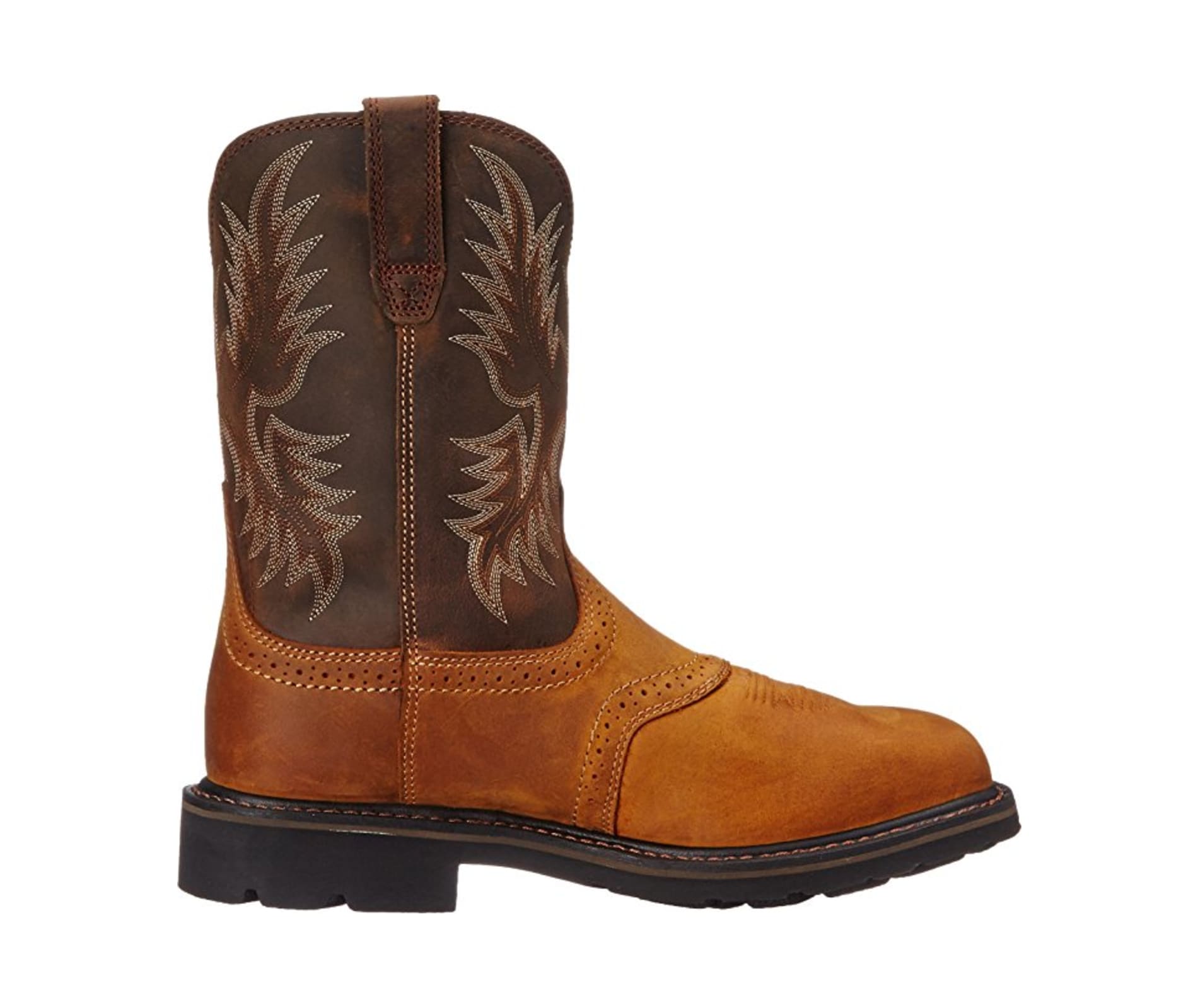 Ariat Men's Sierra Wide Square Toe Steel Toe Work Boot Aged Bark - 10D