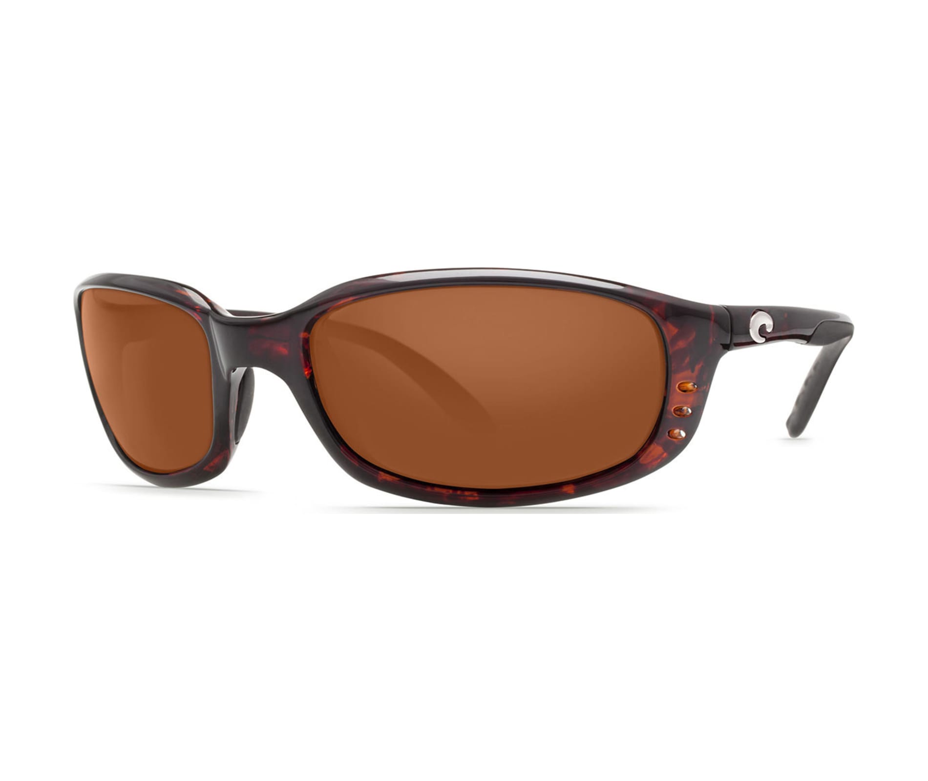 Costa Del Mar Men's Brine Sunglasses Tortoise Copper 580P