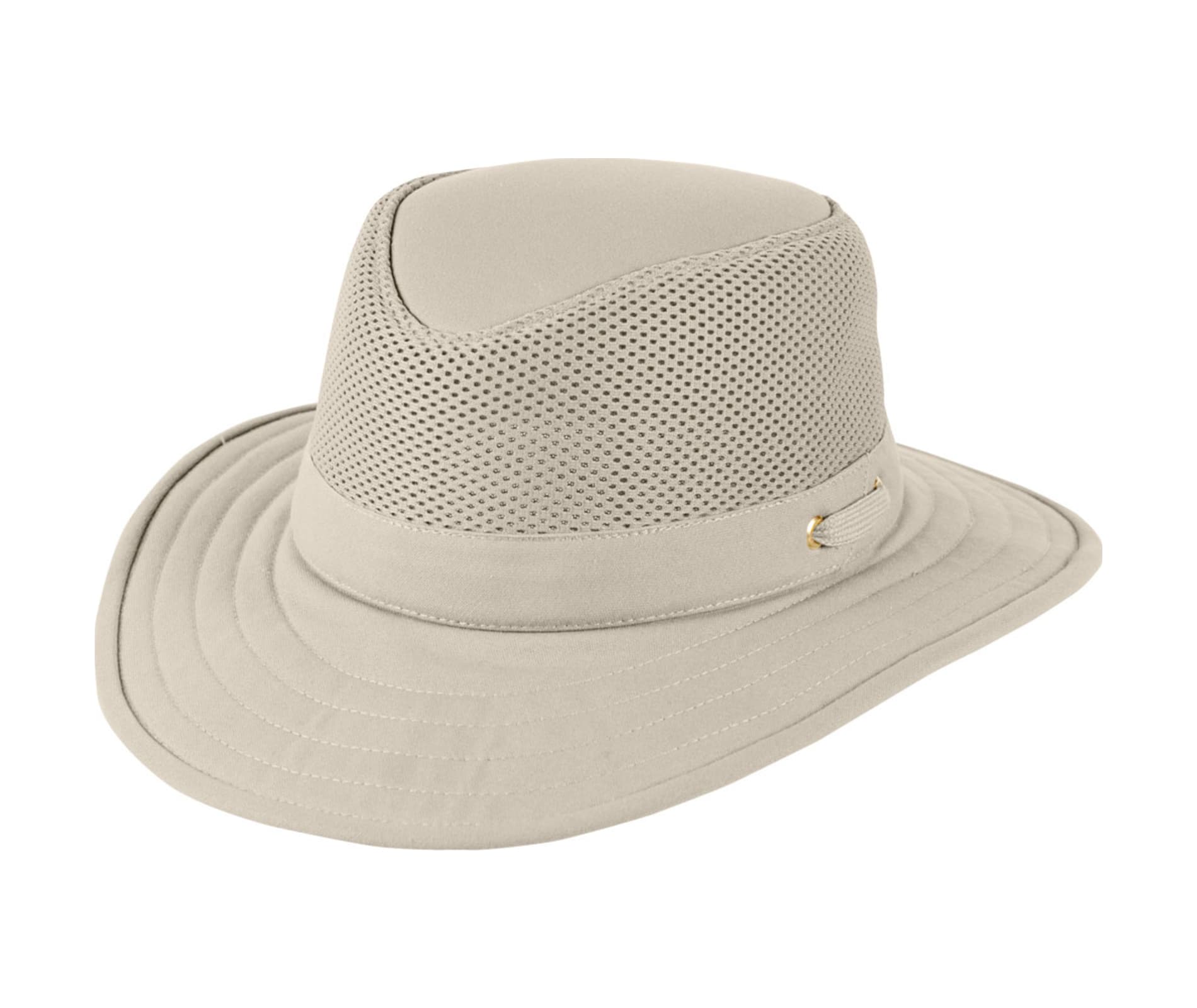 Tilley TM10 Flat Top Cotton Mesh Hat Khaki/Olive 7 1/8