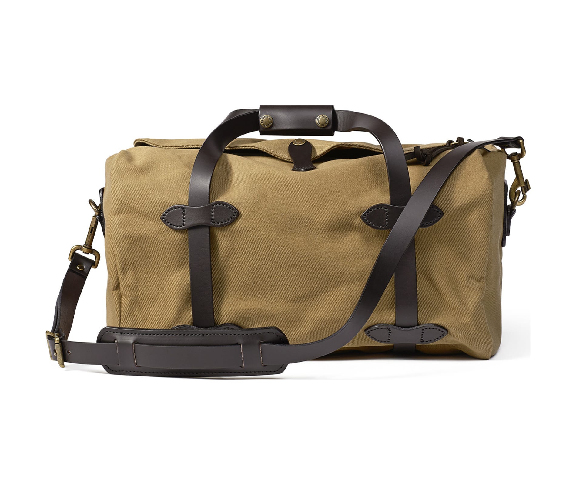 Filson 70220 Small Rugged Twill Duffle Bag Dark Tan