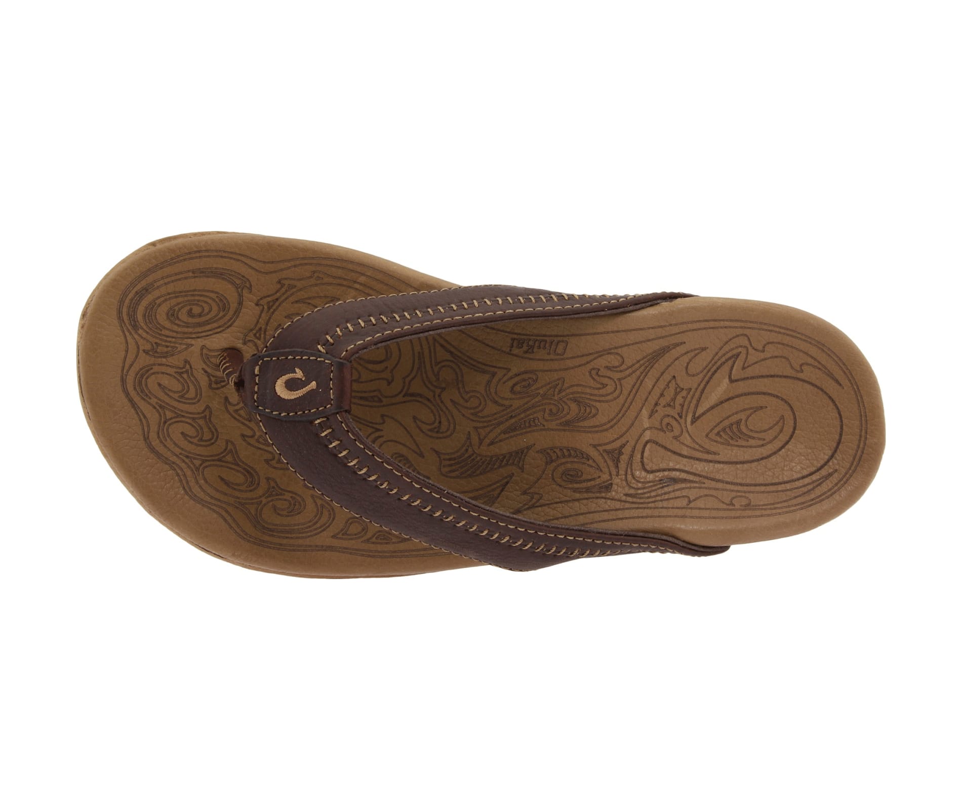 Olukai Men's Hiapo Sandals Dark Java/Toffee - 12