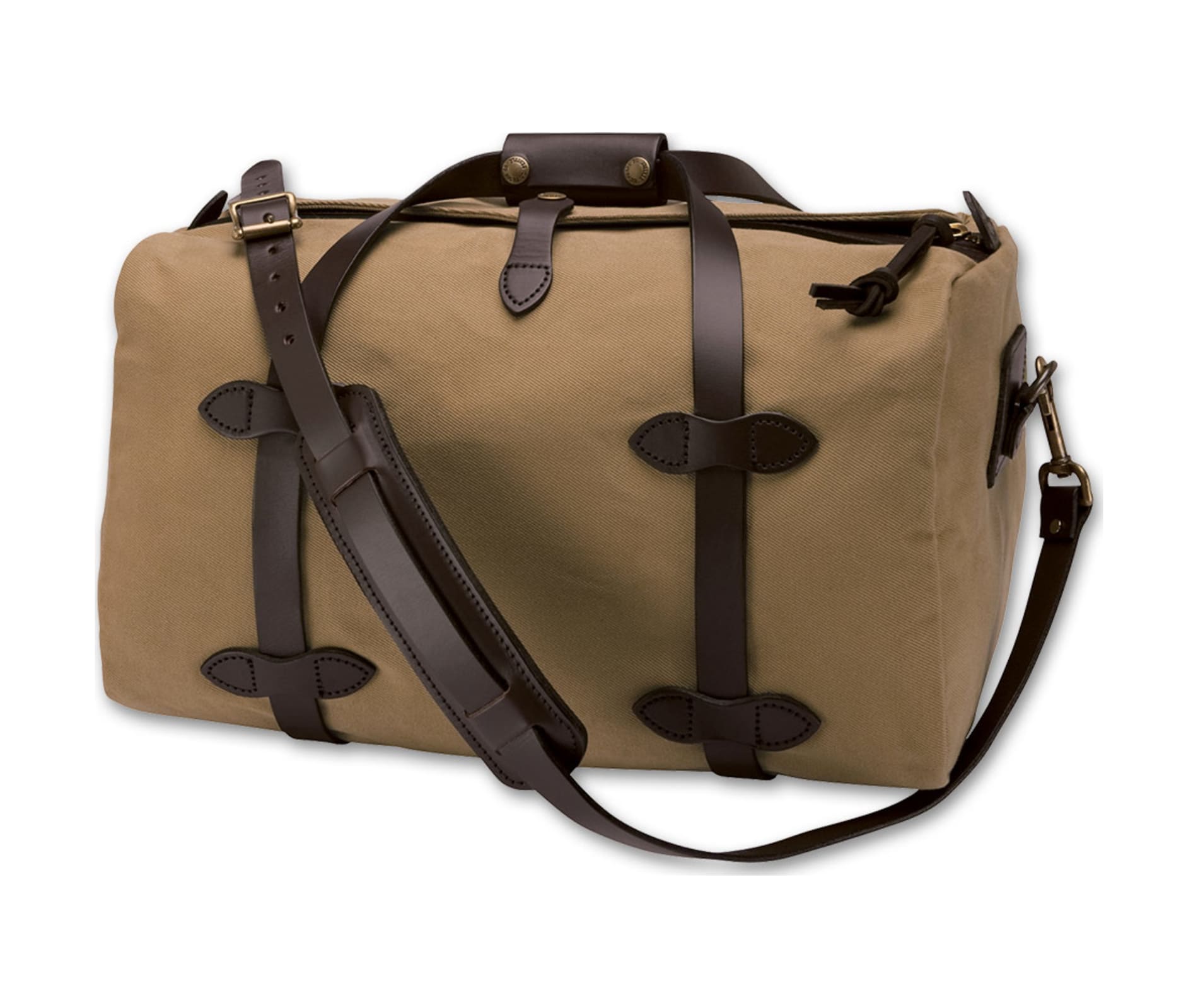 Filson 70220 Small Rugged Twill Duffle Bag Dark Tan