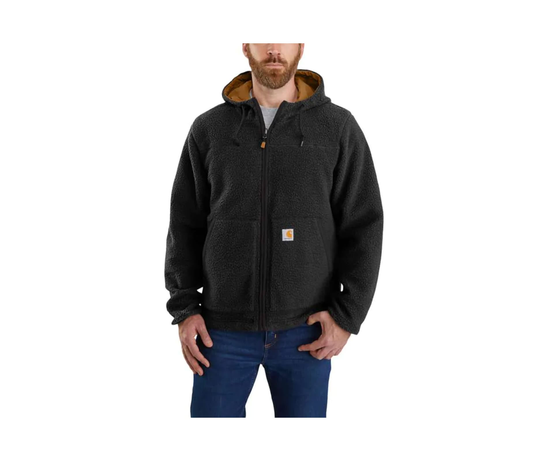 Carhartt Men's Rain Defender Relaxed Fit Fleece Reversible Jacket - N05 ...