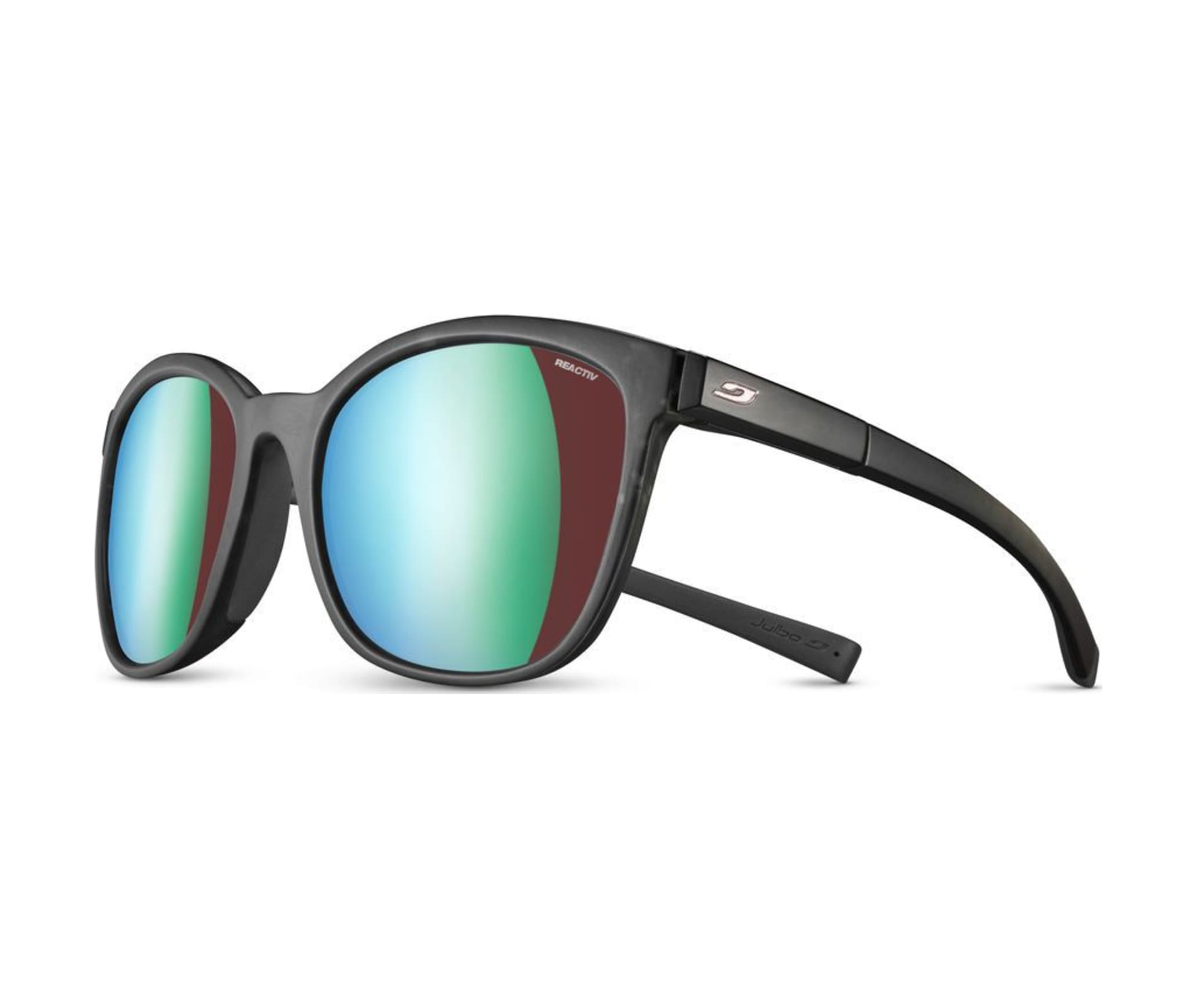 Julbo Spark Sunglasses Gray Tortoiseshell/gray Frame With Reactiv All