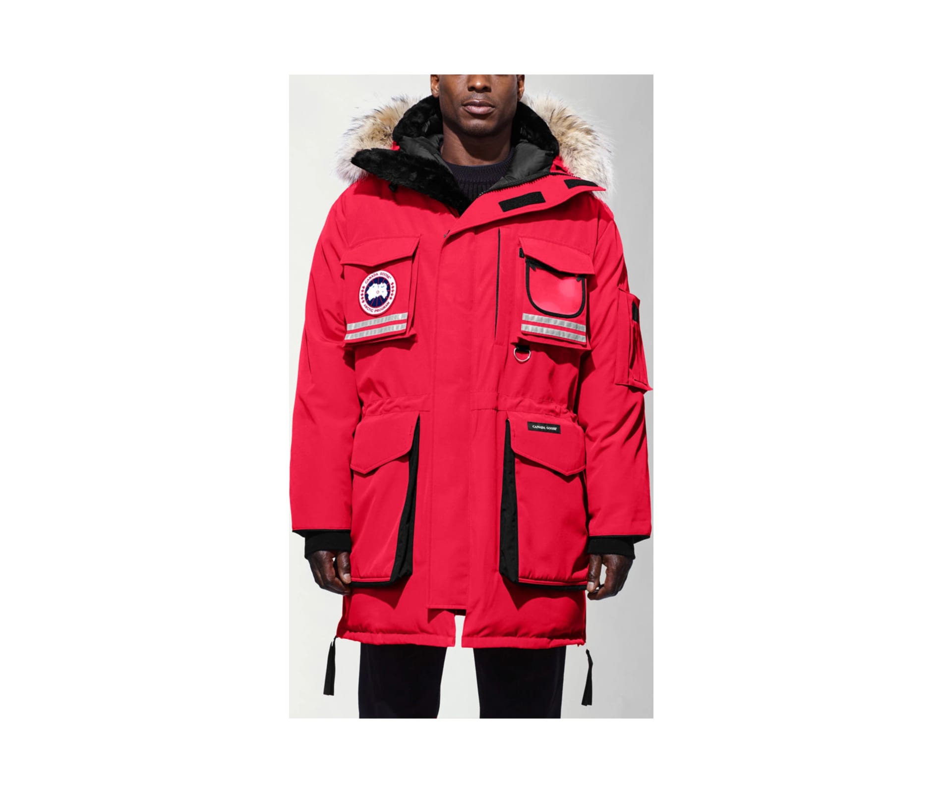 Canada Goose Mens Snow Mantra Parka Red XL
