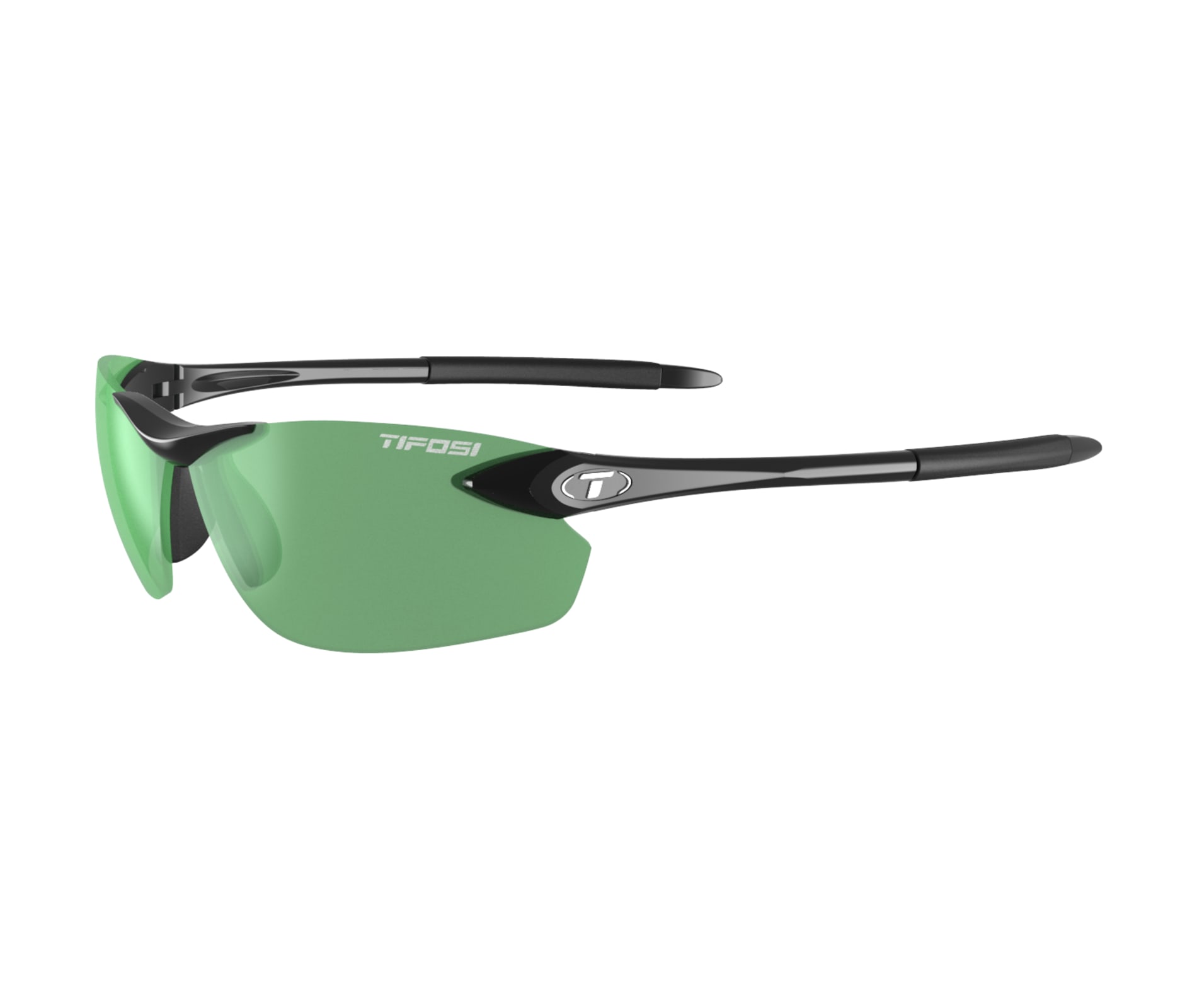 Tifosi Seek Fc Sunglasses Gloss Black W/ Enliven Golf