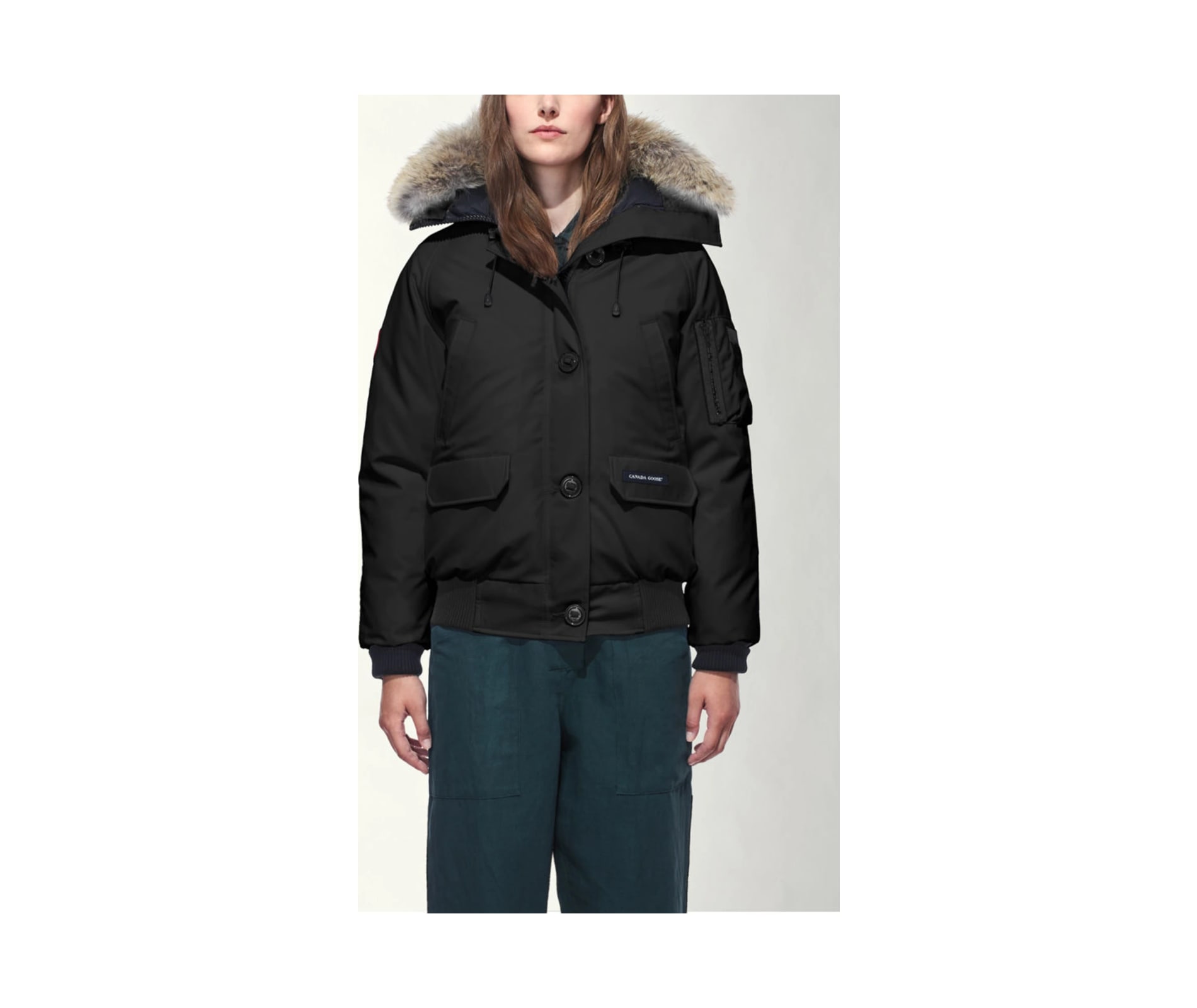canada goose womens black bomber