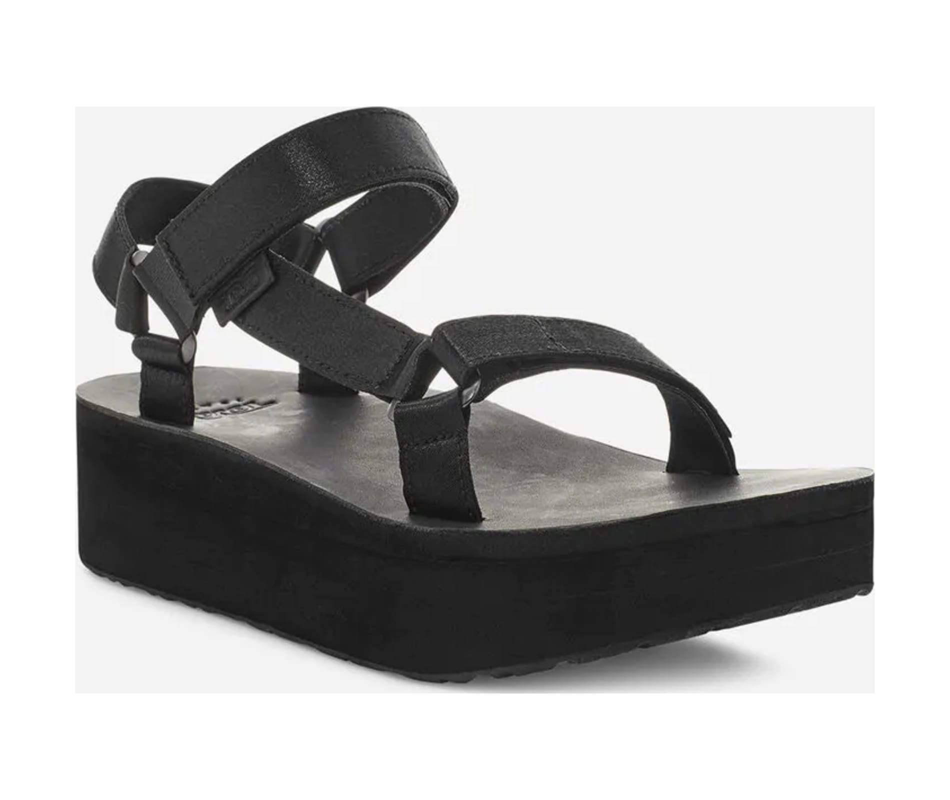 teva flatform satin