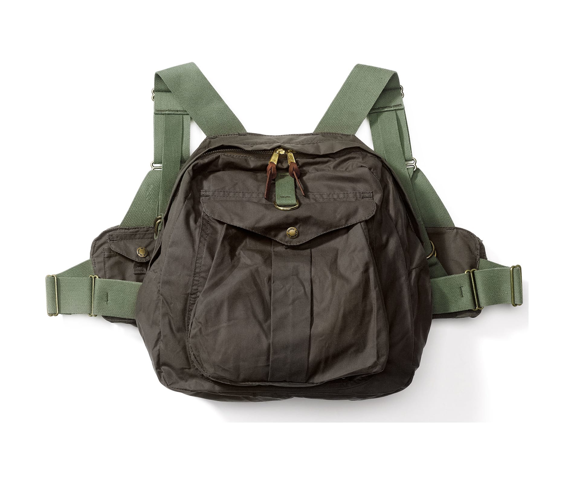 Filson Foul Weather Fly Fishing Vest Super Otter Green XL XXL