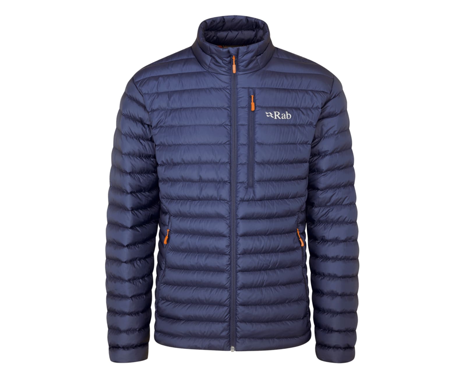 Rab Men's Microlight Jacket Deep Ink marmalade MED