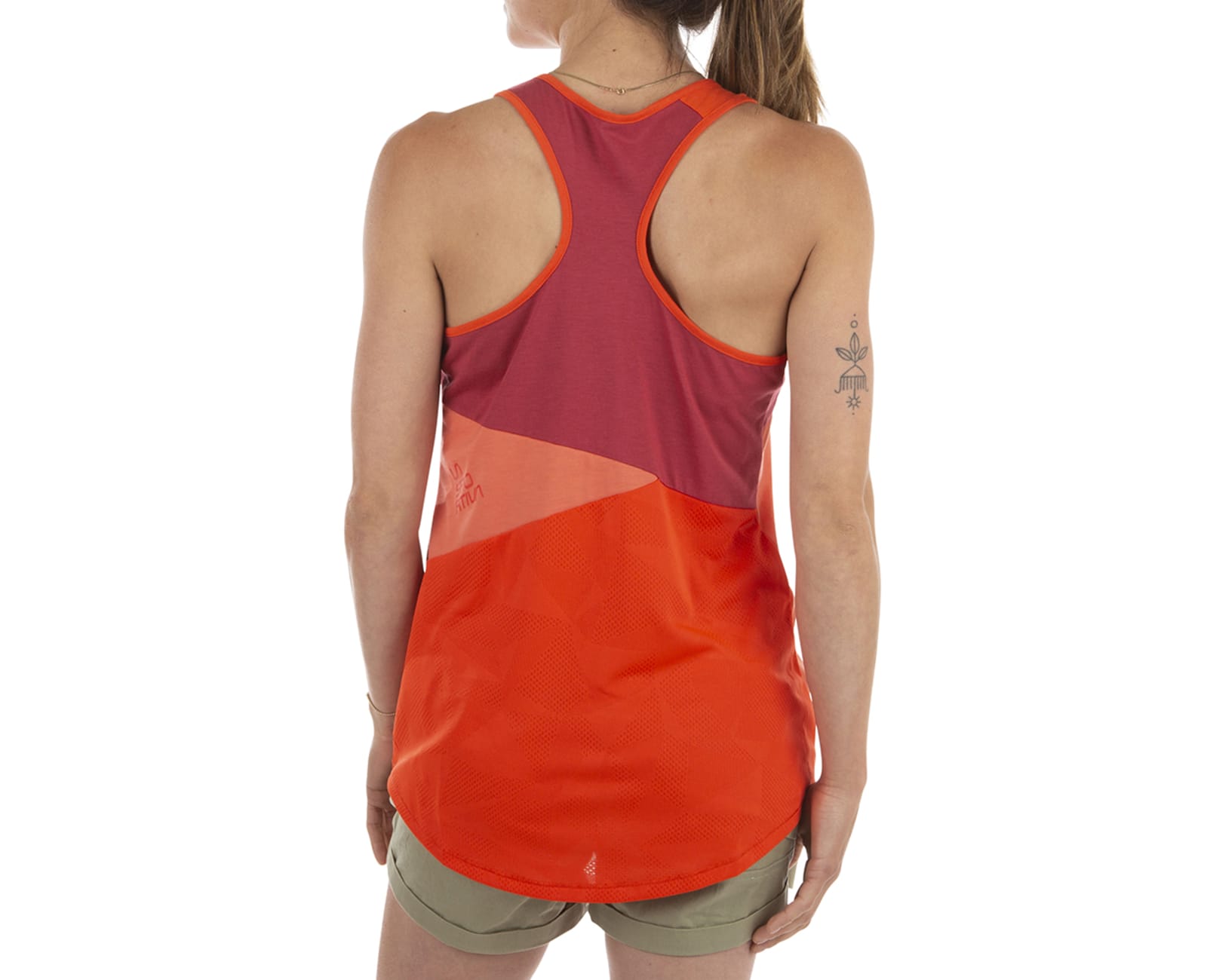 La Sportiva Women's Charm Tank Cherry Tomato/flamingo Large