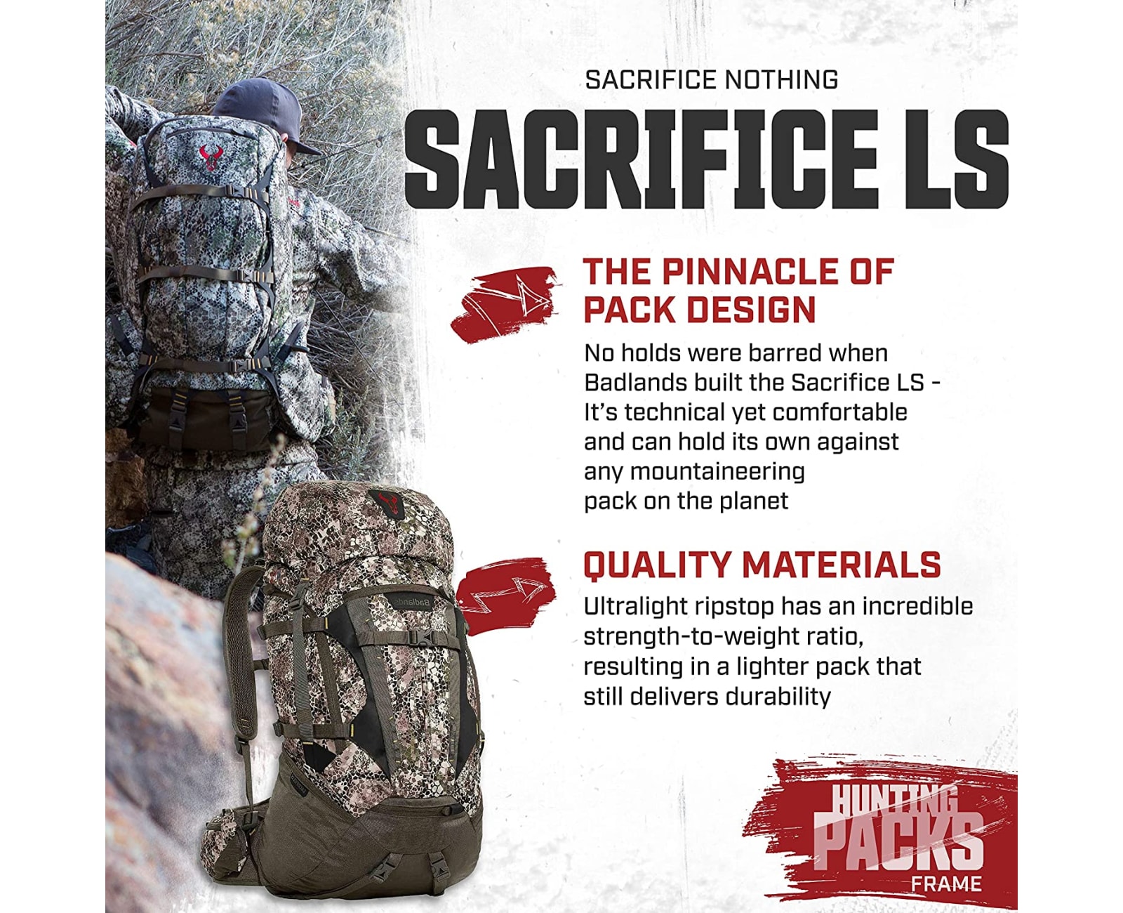 Badlands Sacrifice Ls - Approach