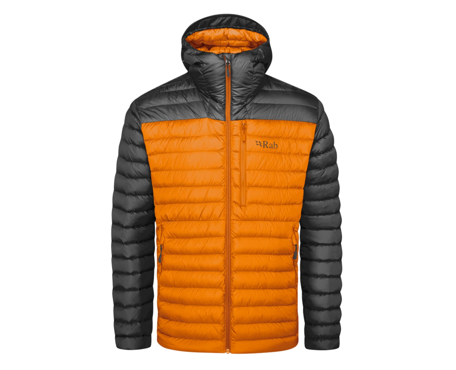 Rab Men's Microlight Alpine Jacket Graphene/marmalade Large