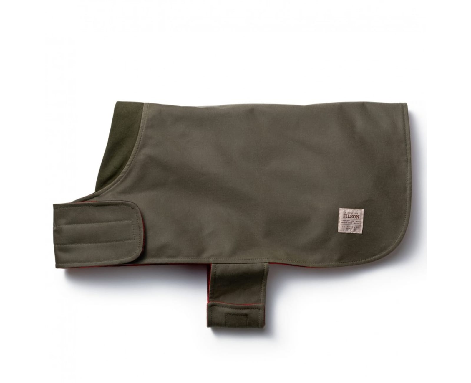 Filson 90100 Shelter Cloth Dog Coat Otter Green MD