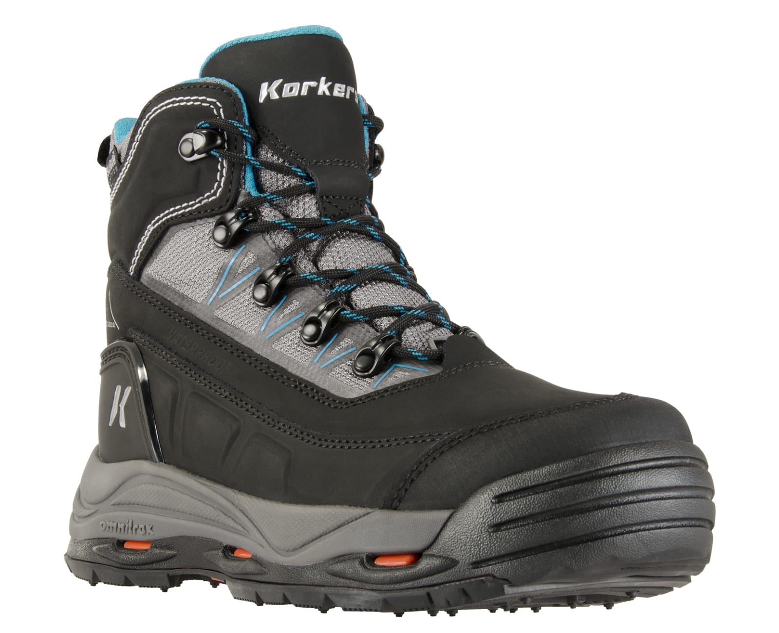 Verglas Ridge Korkers Women's Verglas Ridge W/ Snowtrac & Icetrac Soles - Black/Grey - 9