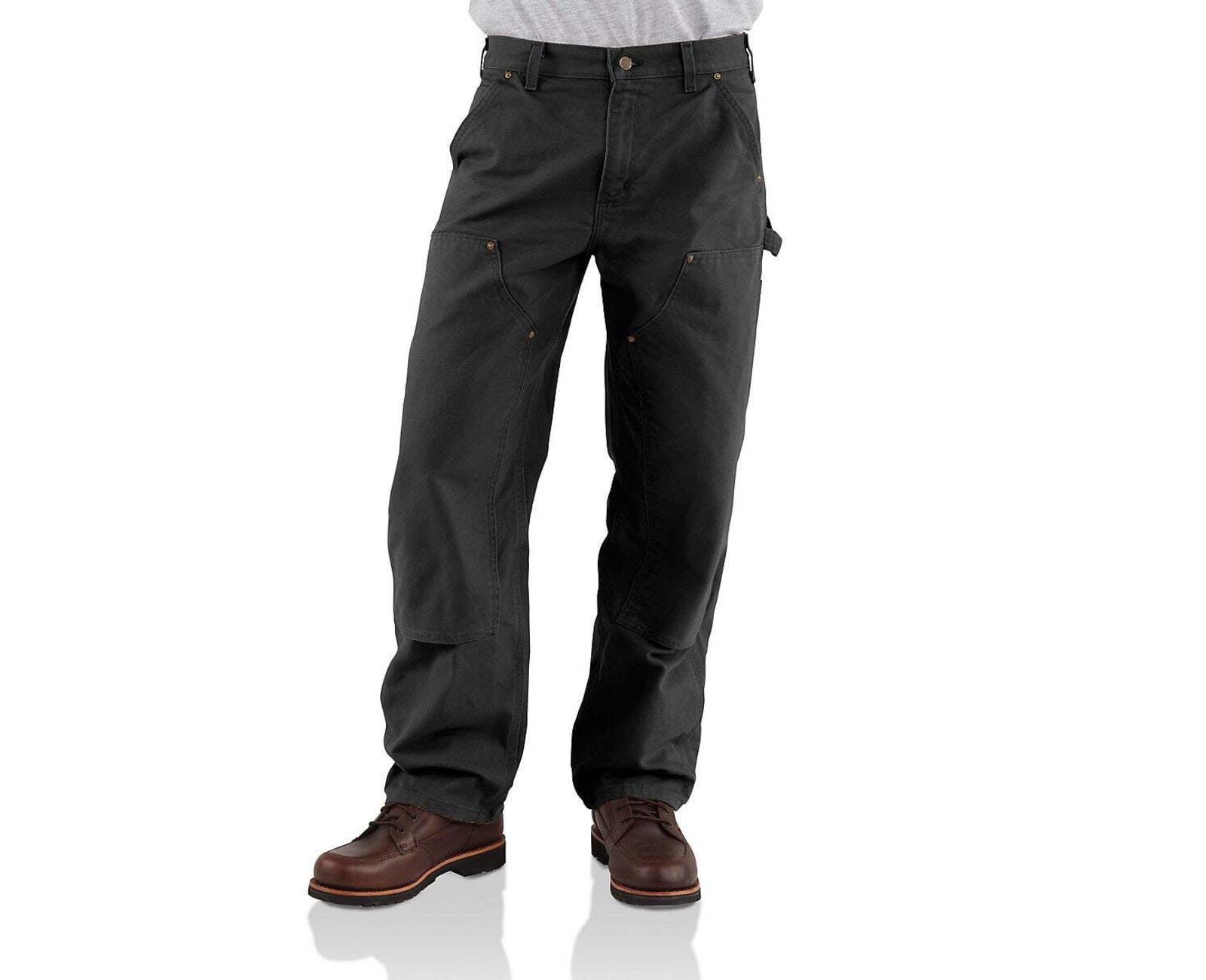 Carhartt Men's Loose Fit Washed Duck Double Front Utility Work Pant ...