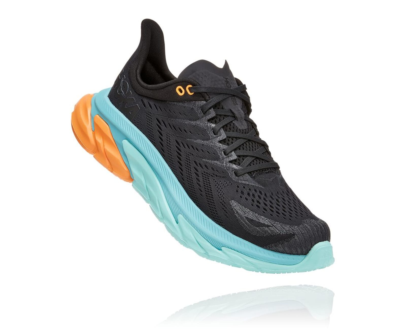 Hoka One One Men's Clifton Edge Black / Aquarelle 10