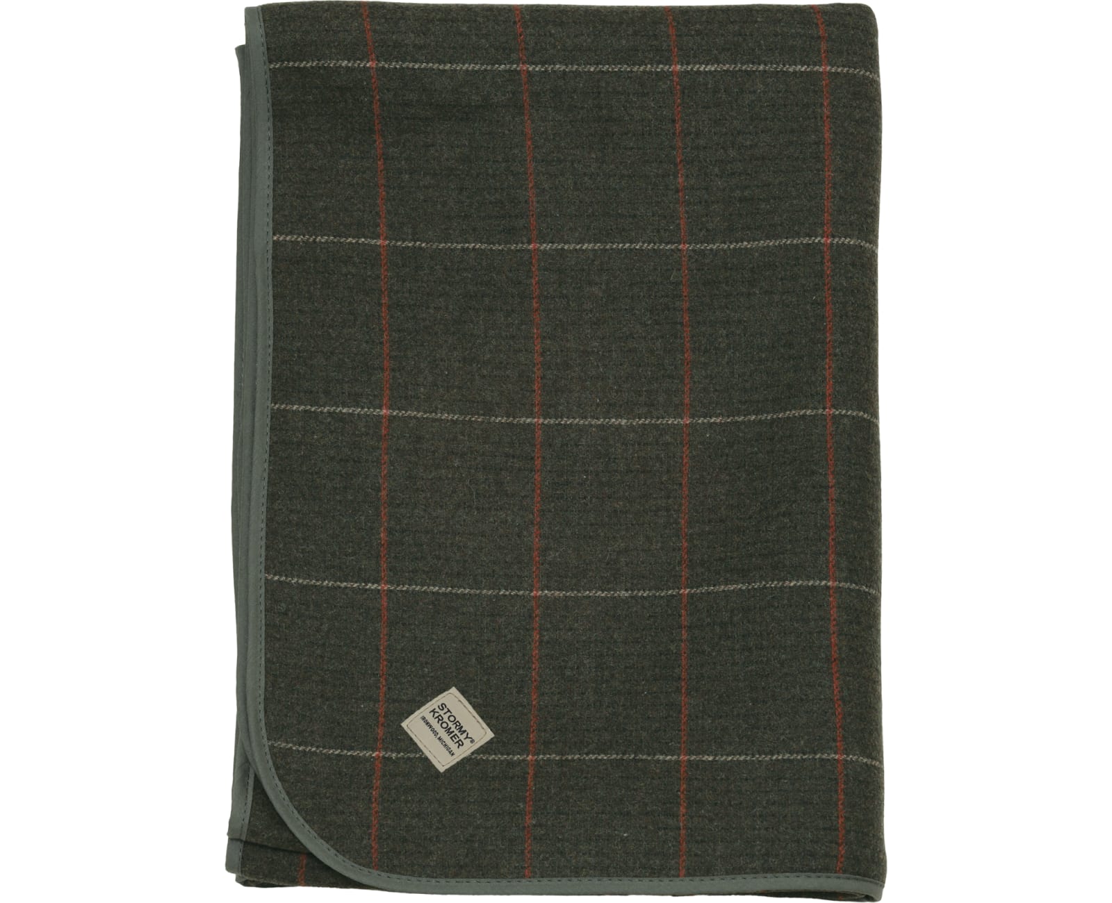 Stormy Kromer Wool Blend Blanket in Black/Grey Buffalo Plaid main image 1