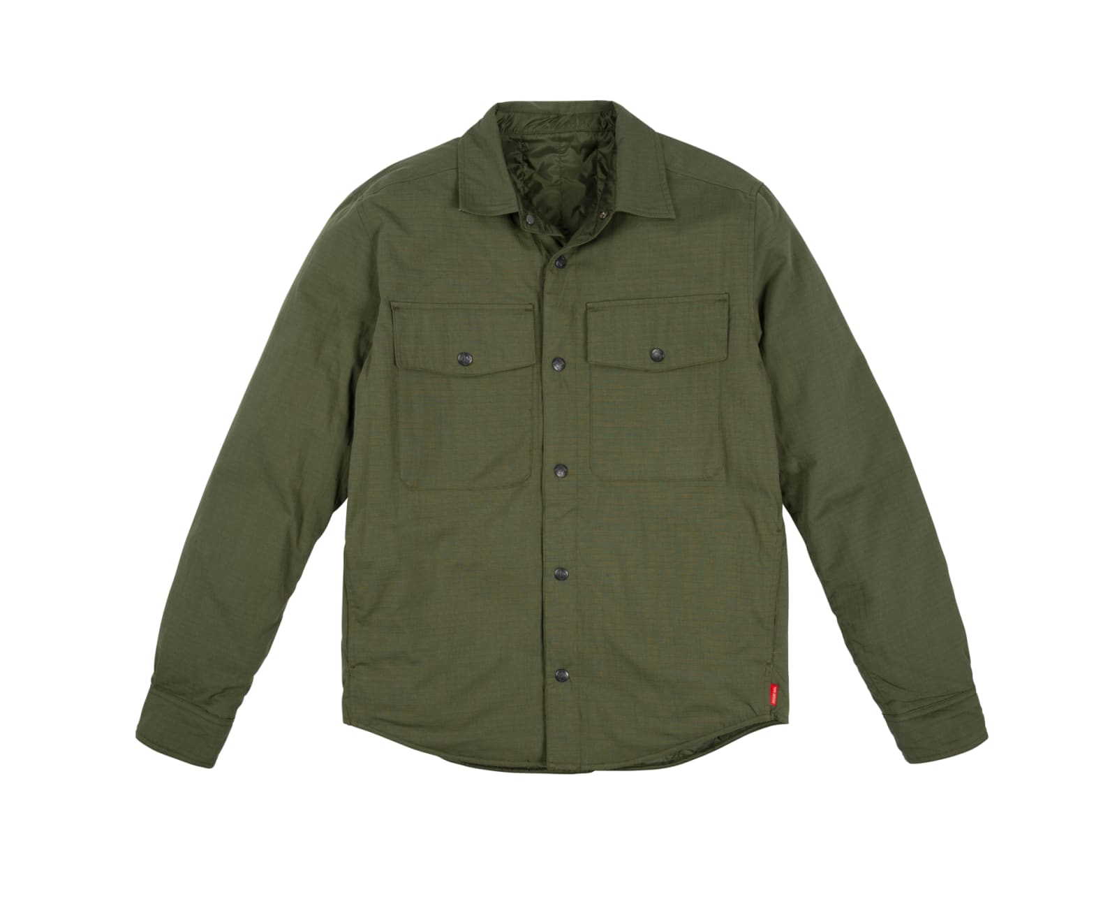 Topo Designs Men's Insulated Shirt Jacket Olive/olive Medium