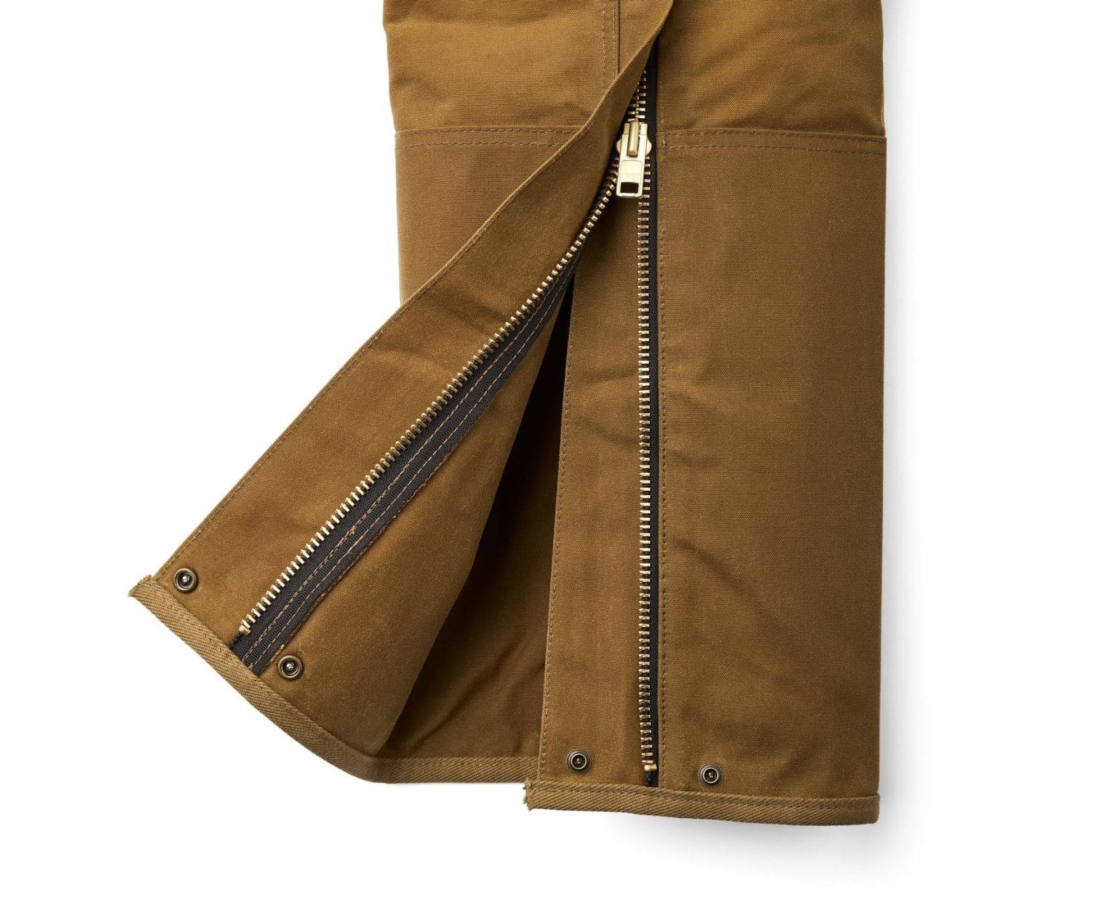Filson Men's Dbl Tin Chaps W/ Zip - Dark Tan - Regular