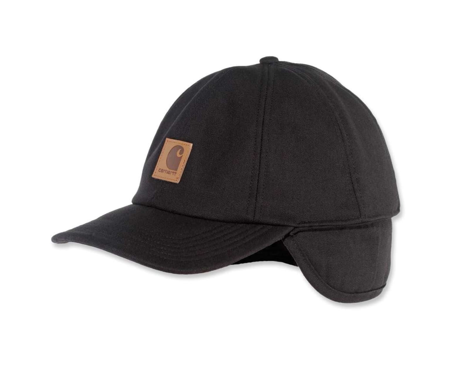 Carhartt Men's Rain Defender Canvas Earflap Cap N04black Large/XL