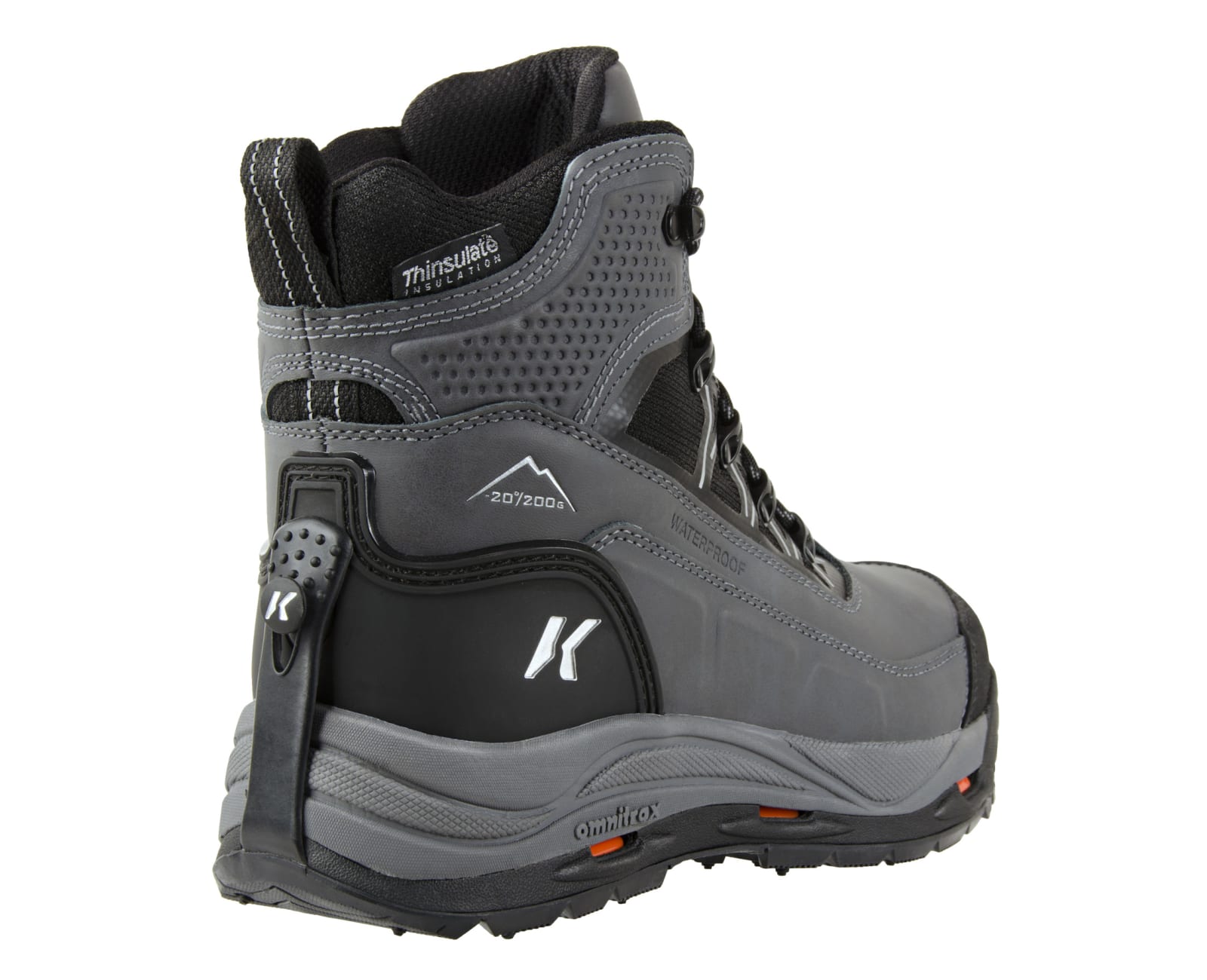 Verglas Ridge Korkers Men's Verglas Ridge W/ Snowtrac Icetrac Soles - Grey - 11.5