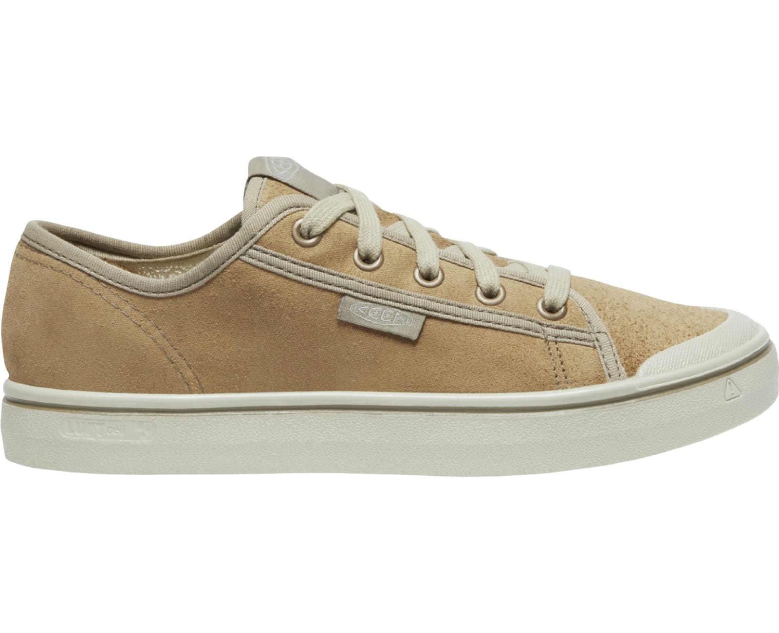 Keen Women's Elsa Harvest Sneaker Lea Beige/silver Birch 8