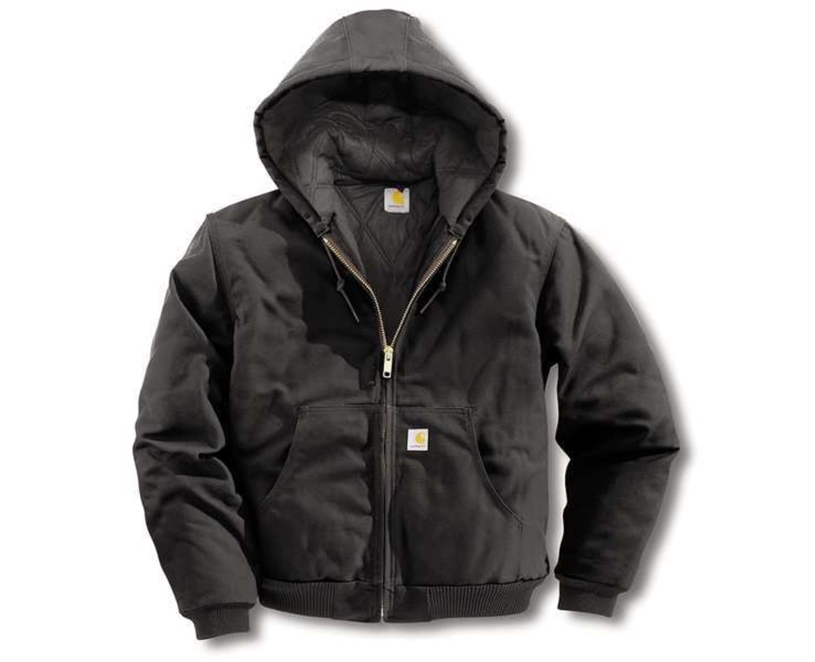 J140 Carhartt J140 Flannel Lined Duck Jacket Black - XXL