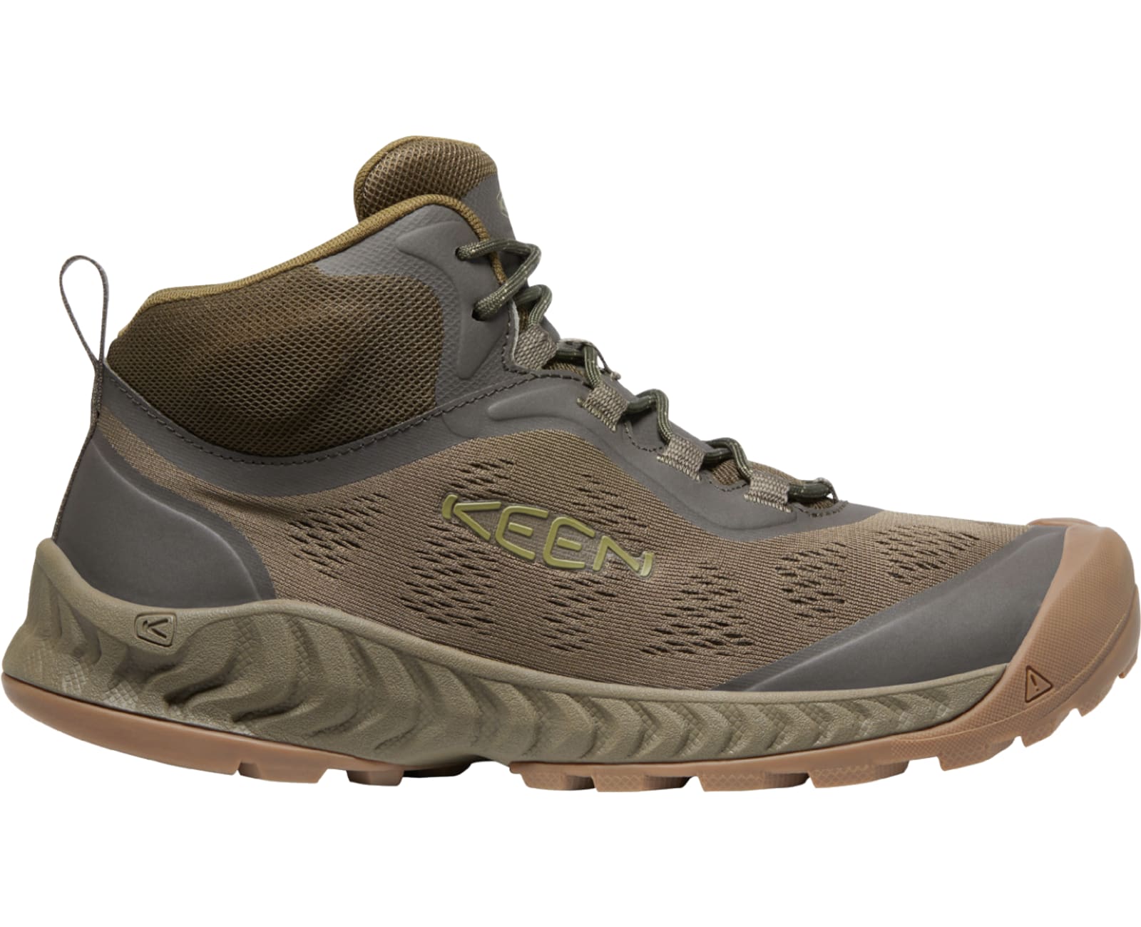 Keen Men's Nxis Speed Mid - Canteen/olive Drab - 8