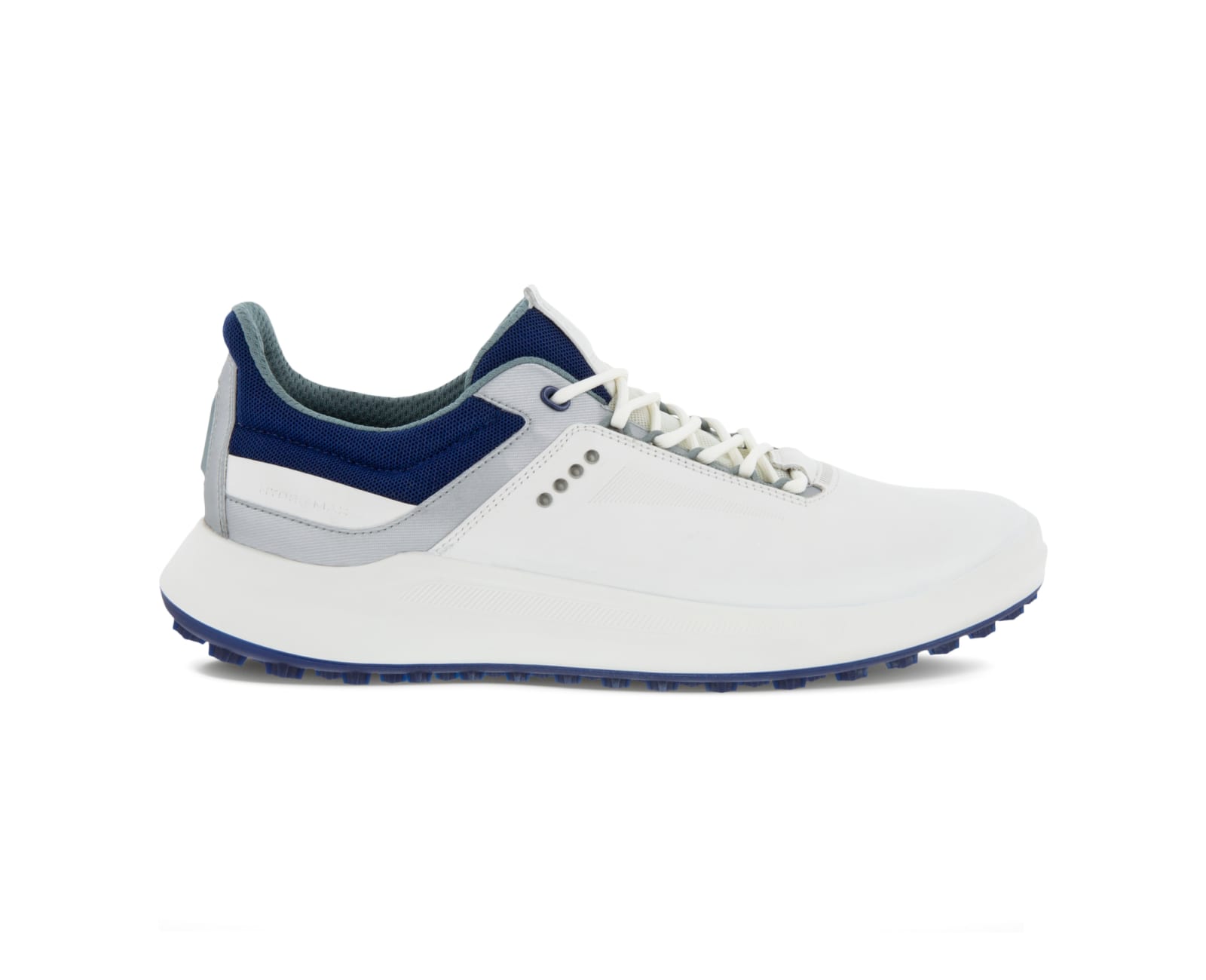Ecco Men's Core Hydromax Golf White/silver Metallic/blue Depths 1212.5