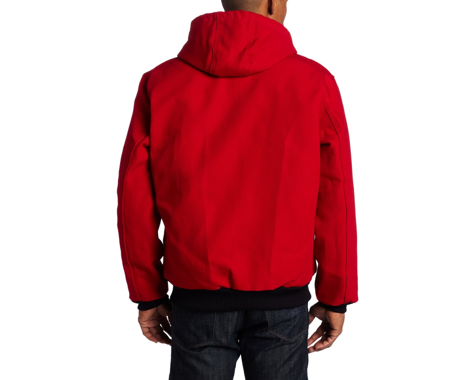 J140 Carhartt J140 Flannel Lined Duck Jacket Red - Medium