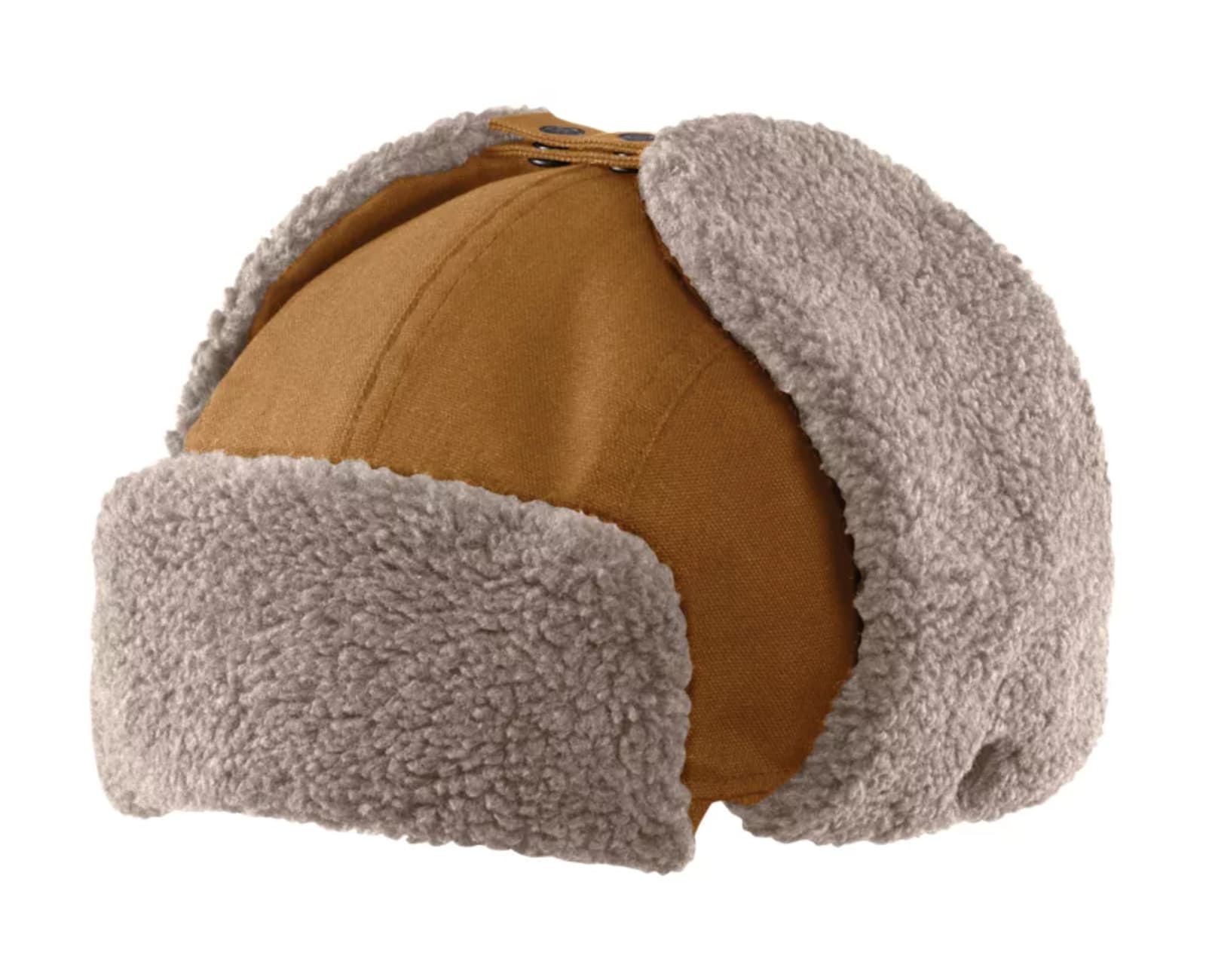 Carhartt Men's Rain Defender Canvas Trapper Hat Brncarhartt Brown