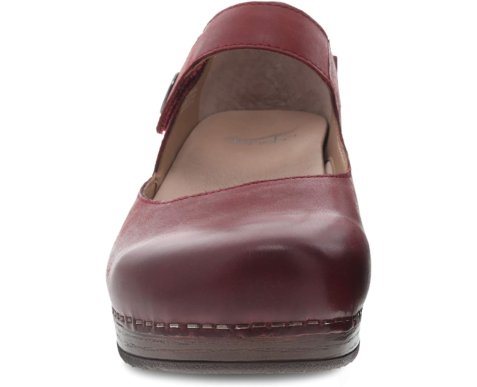 Dansko Womens Beatrice Red Waxy Burnished 37 5473