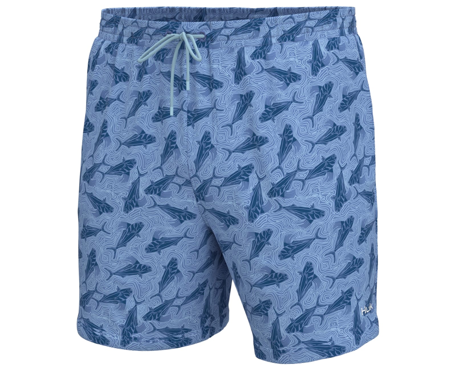 Huk Men's Pursuit Volley Rooster Wake - Wedgewood - XL