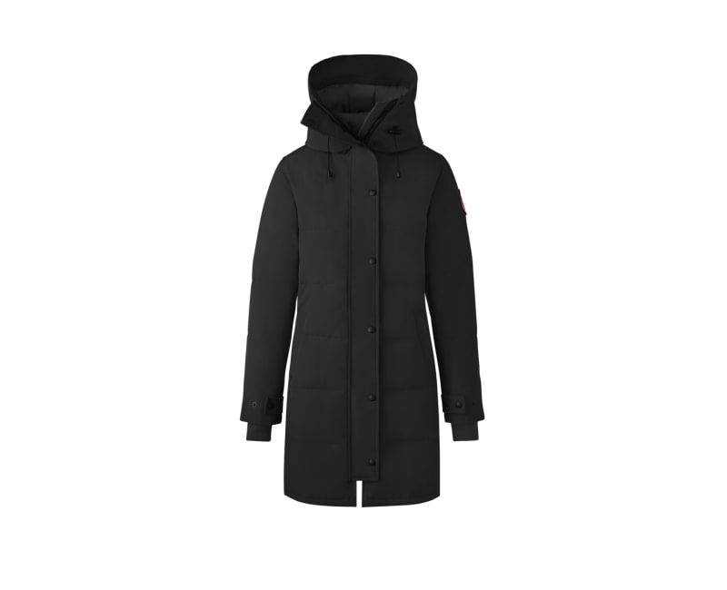 Canada Goose Women's Shelburne Parka - Notched Brim - Black - Large