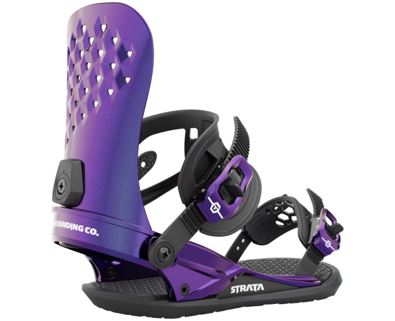 Union Bindings Strata Snowboard Bindings - Iridescent Purple