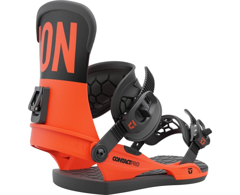 Union Bindings Contact Pro Snowboard Bindings - Orange - L 10.5
