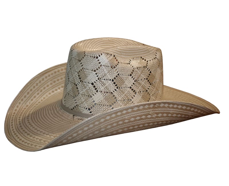 Cody Johnson Madisonville 4.25 Brim Natural and Tan Pre-creased Straw Hat  by Resistol