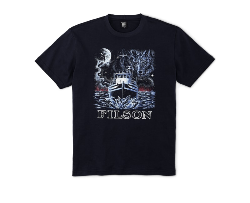 Filson Men's S/s Pioneer Graphic T-shirt - Inkntship - 3XL