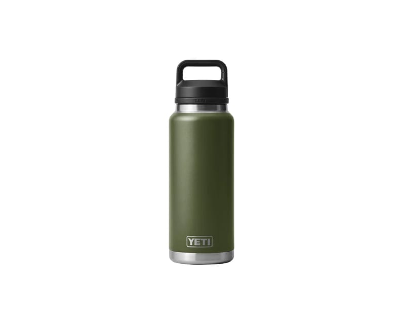 YETI Rambler 36 Oz. Bottle w/Chug Cap Highlands Olive Green Limited Edition